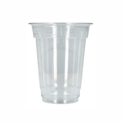 Getränkebecher geeicht 300ml rPET transparent Ø9,5cm